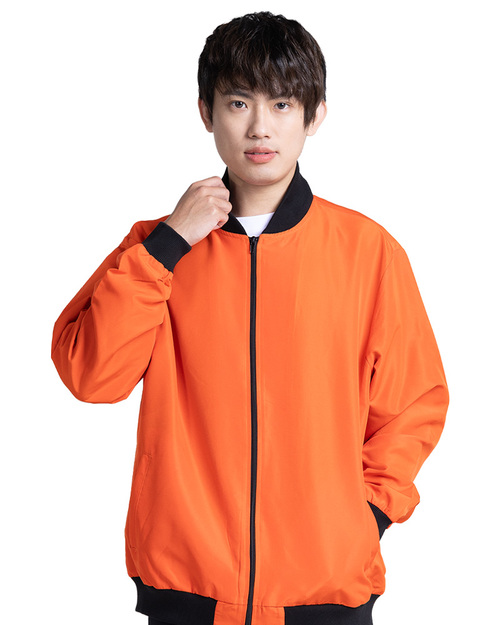 飛行夾克 薄內裡 訂製款-橘配黑 <span>COAT-B-11-1</span>