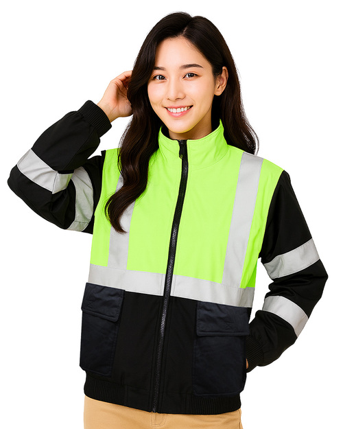 螢光黃反光脫袖夾克<span>COL.908</span>