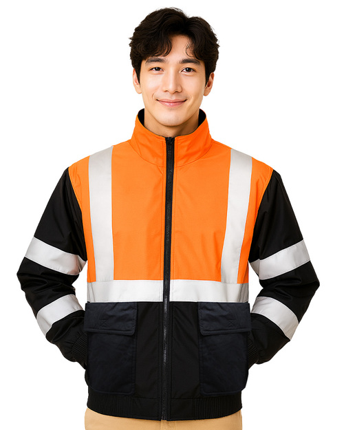 螢光橘反光脫袖夾克<span>COL.909</span>