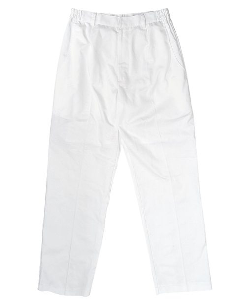 廚師褲 拉鍊款 訂製 白色<span>CPW-DJ-A01</span>  |商品介紹|餐飲服裝 / 廚師服 / 廚師帽|廚師褲 【訂製款】
