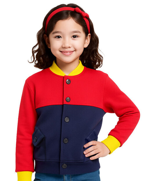 幼兒園運動服/幼兒園制服-紅配丈青黃 <span>KINDER-W-A04</span>  |商品介紹|學校制服/幼兒園制服|幼兒園/學校運動服【訂製】冬季