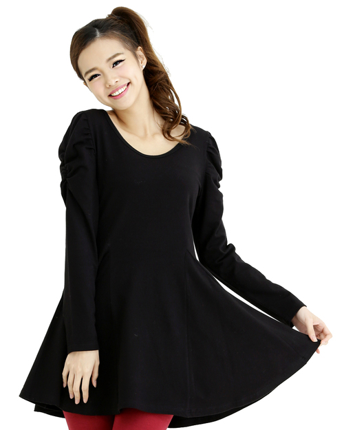 長袖 洋裝 訂製 黑<span>DRCANG-A02-00420</span>  |商品介紹|洋裝 裙裝 【訂製款】|洋裝 大人【訂製款】