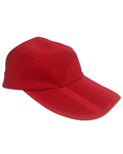 三折帽訂製/鳥眼排汗布-紅<span>H3T-A-03</span>  |商品介紹|帽子【訂製款】|三折帽【訂製款】