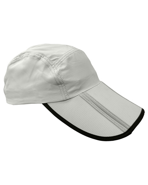 三折帽訂製-風衣格子布-淺灰配黑 <span>H3T-A-04</span>  |商品介紹|帽子【訂製款】|三折帽【訂製款】
