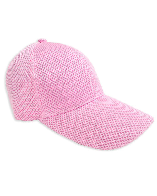 六片帽訂製/太空網布-粉紅<span>HAR-C-07</span>  |商品介紹|帽子【訂製款】|帽子素面款【訂製款】