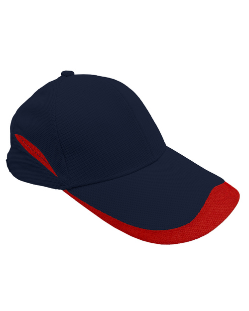 NT5兔唇十片帽-深藍配紅 <span>HCY-A02-N07</span>  |商品介紹|帽子【現貨款】|運動造型帽