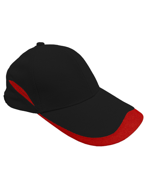 NT5兔唇十片帽-黑配紅 <span>HCY-A02-N09</span>  |商品介紹|帽子【現貨款】|運動造型帽