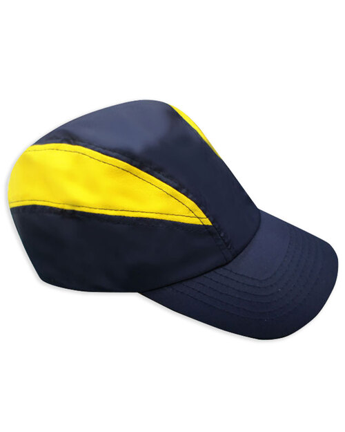 機車帽接片訂製款-丈青配黃<span>HMT-B-01</span>  |商品介紹|帽子【訂製款】|帽子接片造型款【訂製款】