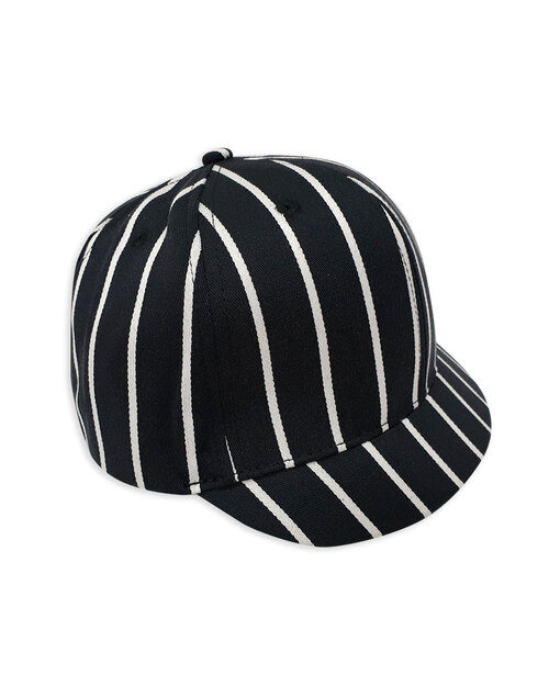 六片帽訂製/短帽眉款/條紋黑<span>HST-B-02-05</span>  |商品介紹|帽子【訂製款】|短帽眉帽【訂製款】