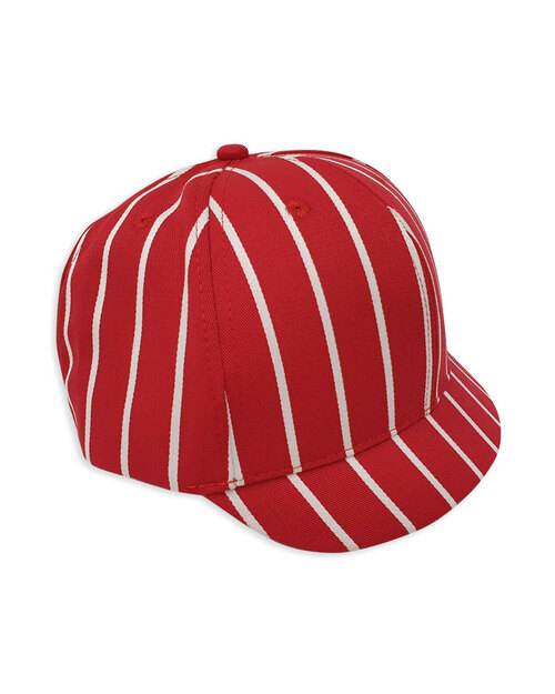 六片帽訂製/短帽眉款/條紋紅<span>HST-B-02-12</span>  |商品介紹|帽子【訂製款】|短帽眉帽【訂製款】