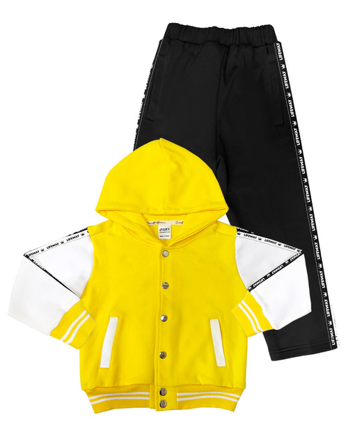 幼兒園運動服/幼兒園制服-黃配白 <span>KINDER-W-A02</span>  |商品介紹|學校制服/幼兒園制服|幼兒園/學校運動服【訂製】冬季
