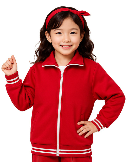 國小運動服外套-紅 <span>KINDER-W-A12</span>