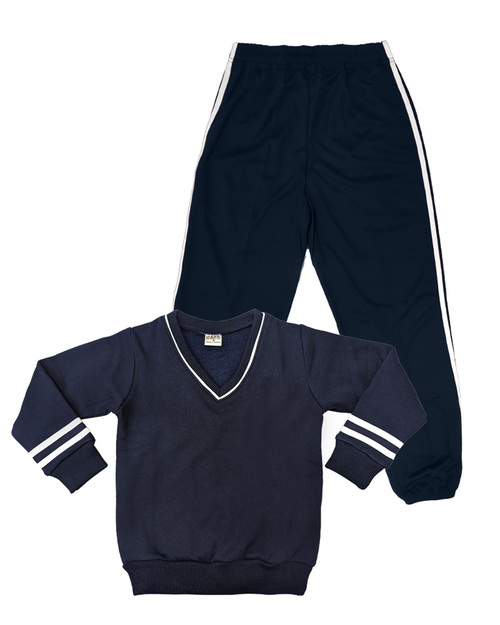 幼兒園運動服幼兒園制服-丈青配白 <span>KINDER-W-B05</span>  |商品介紹|學校制服/幼兒園制服|幼兒園/學校運動服【訂製】冬季