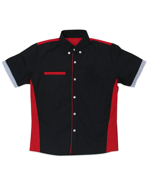 經理服短袖訂製款-黑/紅/灰<span>MAG-A16</span>  |商品介紹|工安 職安制服/工作服/工作褲【訂製】|經理服 【訂製款】