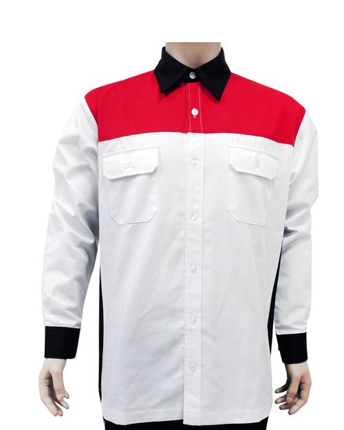 經理服長袖訂製款-白/黑/紅<span>MAG-B01</span>  |商品介紹|工作服 / 專櫃服 / 襯衫【訂製款】|經理服 【訂製款】