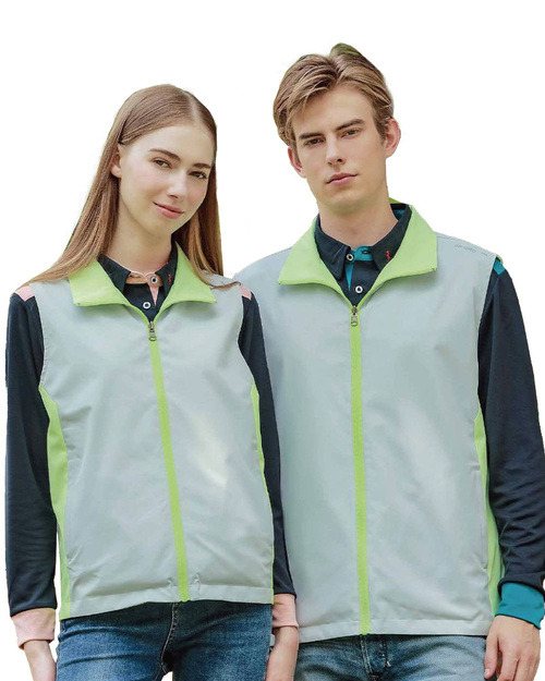 雙面穿背心-灰/螢光綠 <span>P253621</span>