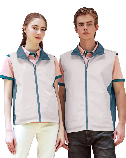 雙面穿背心-奶白/草綠 <span>P253622</span>