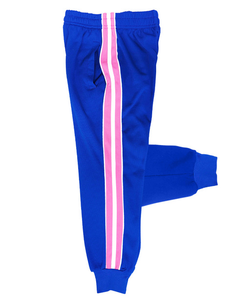 運動服 長褲 訂製  童 寶藍配白粉<span>PACANK-B-06</span>  |商品介紹|褲子【訂製 / 現貨款】|褲子 童版 【訂製款】