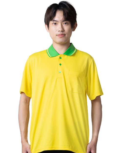 POLO衫短袖訂製-黃配綠 <span>PCANB-P01-00503</span>  |商品介紹|POLO衫客製化【訂製款】|POLO衫短袖訂製中性版