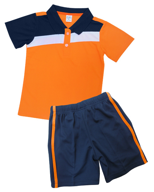 幼兒園運動服/幼兒園制服-橘配丈青白 <span>PCANK-P01-00364</span>