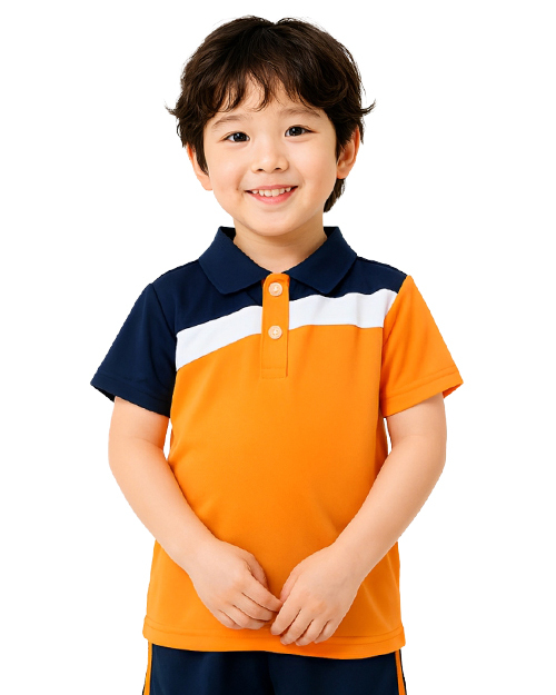 幼兒園運動服/幼兒園制服-橘配丈青白 <span>PCANK-P01-00364</span>
