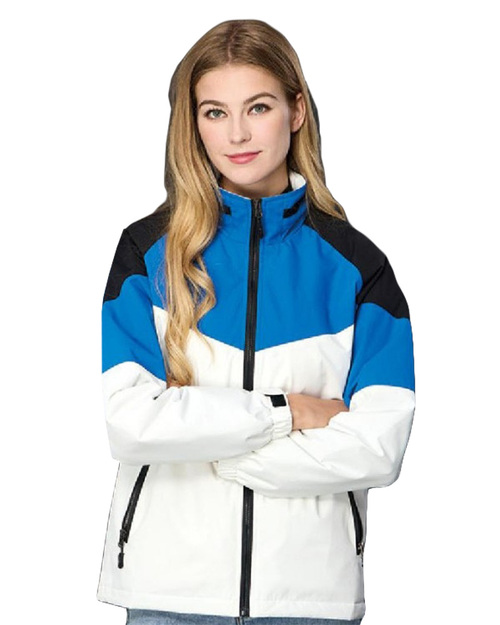 立領鋪棉外套-白配翠藍黑 <span>PD-J33733</span>  |商品介紹|外套【訂製 / 現貨款】|外套WANYU【現貨款】