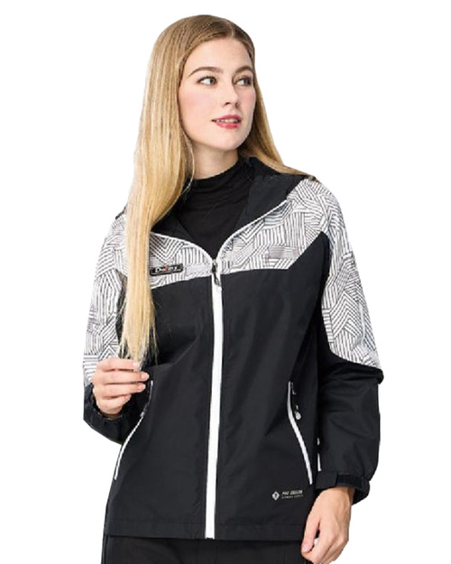 連帽防水透氣外套-黑配白 <span>PD-J33739</span>  |商品介紹|外套【訂製 / 現貨款】|秋冬薄外套【現貨款】