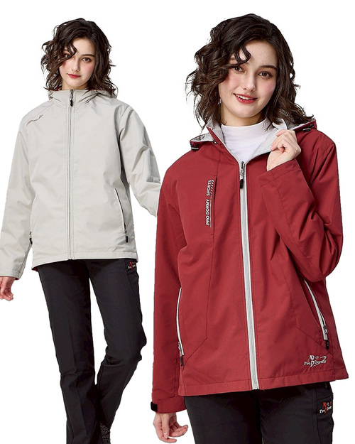 可拆帽雙面穿鋪棉外套-紅 <span>PD-J33820</span>