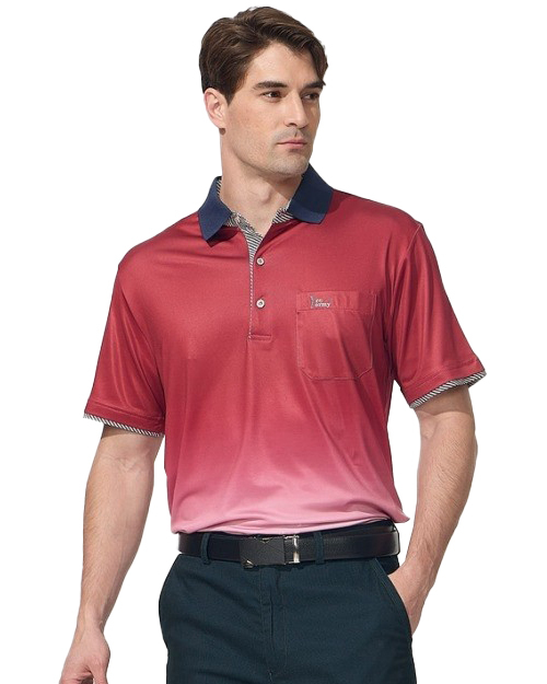 休閒POLO-牛奶絲拉架布-紅<span>男版PD-T81023</span>  |商品介紹|休閒 POLO衫【現貨款】|POLO衫 WANYU短袖【現貨款】