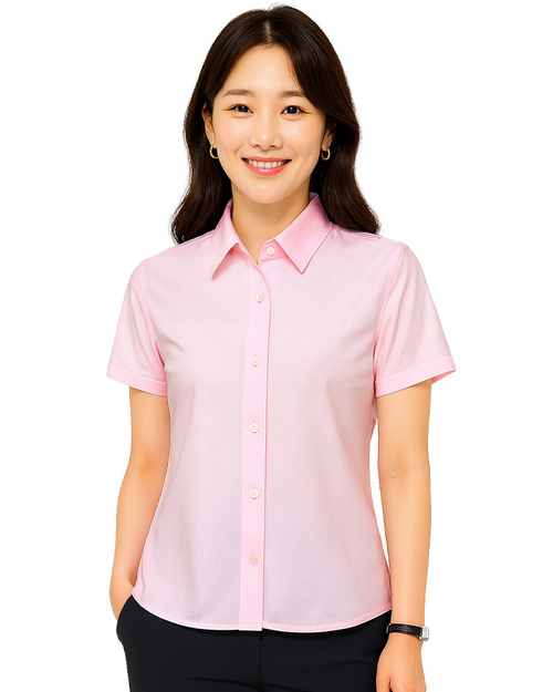 專櫃襯衫訂製｜短袖 粉色｜<span>SCANG-A01-08</span>
