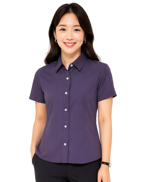 專櫃襯衫訂製｜短袖 深紫｜<span>SCANG-A01-10</span>