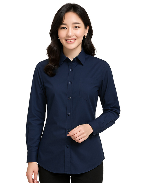 商務襯衫訂製｜長袖 丈青｜<span>SCANG-B02-10</span>