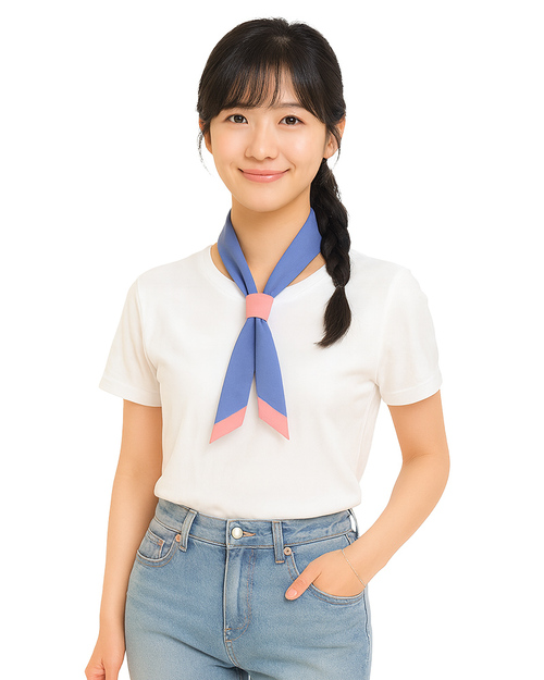 服務員領巾 粉紫配粉紅<span>SF-A08</span>