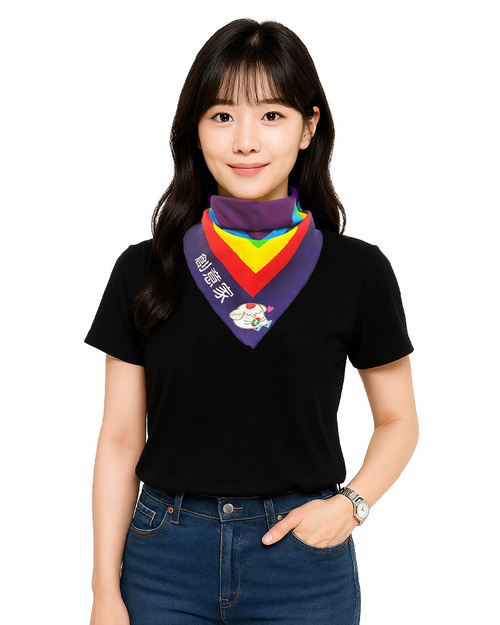 三角領巾｜ 昇華彩虹｜<span>SF-E01</span>