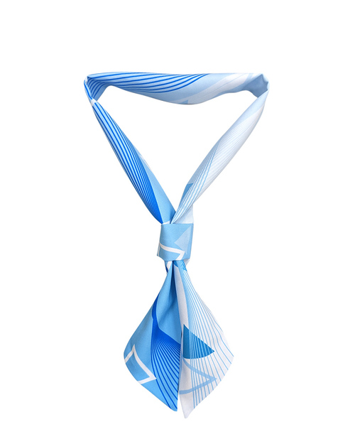 昇華領巾 水藍流線<span>SF-SA01</span>  |商品介紹|領巾 / 頭巾 / 領帶 / 剪髮巾【訂製 / 現貨款】|領巾【訂製款】