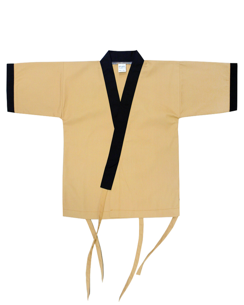 日式和服訂製-卡其配黑<span>SHO-C01</span>  |商品介紹|餐飲服裝 / 廚師服 / 廚師帽|日式餐飲服 【訂製款】