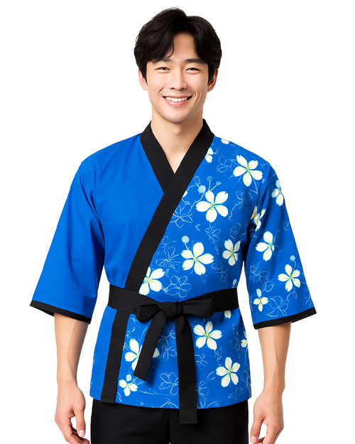 太鼓服 訂製｜藍客家花布｜<span>SHO-C09</span>