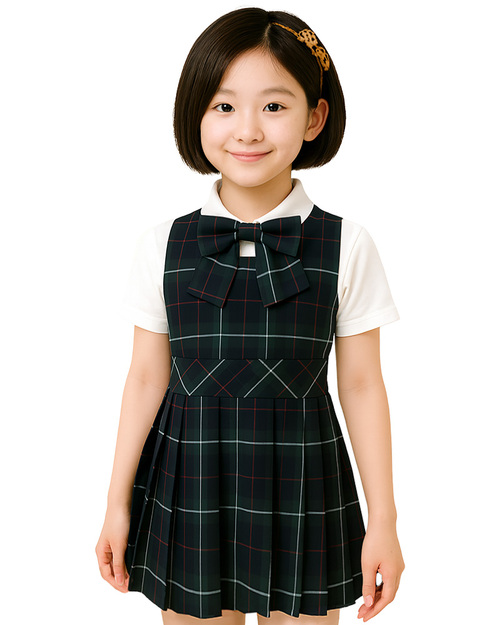 合唱團服 格子洋裝-方領<span>SHO-D30</span>