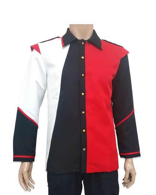 樂儀旗隊服 訂製-黑紅白<span>SHO-F03</span>  |商品介紹|表演服 / 功夫服 【訂製 / 現貨】|西式表演服【訂製款】