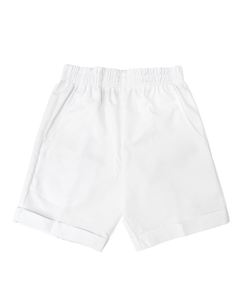 表演褲 反摺短褲 訂製 白色 <span>SHO-G03</span>  |商品介紹|表演服 / 功夫服 【訂製 / 現貨】|日式表演服 太鼓服【訂製款】