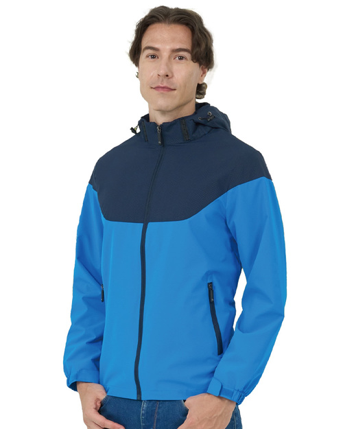 75D彈力透氣外套-蔚海藍配丈青 <span>510-2</span>  |商品介紹|外套【訂製 / 現貨款】|秋冬薄外套【現貨款】