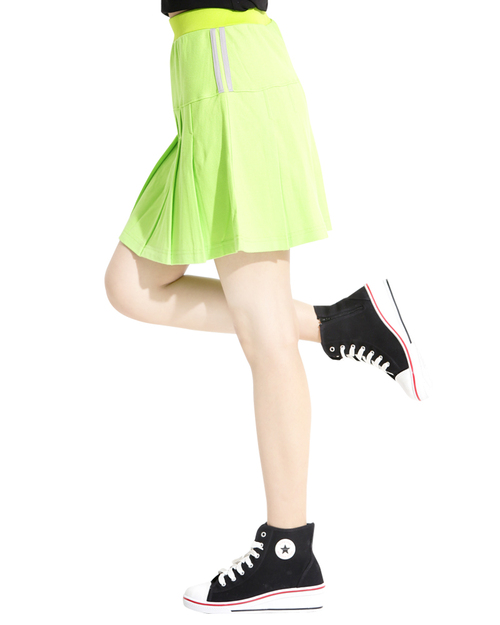 運動裙 短裙 螢光綠<span>SKCANG-A01-00426</span>  |商品介紹|洋裝 裙裝 【訂製款】|裙裝  大人【訂製款】
