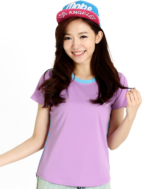 T恤訂製款簡約風腰身-紫水藍<span>tcang-a01-00054</span>
