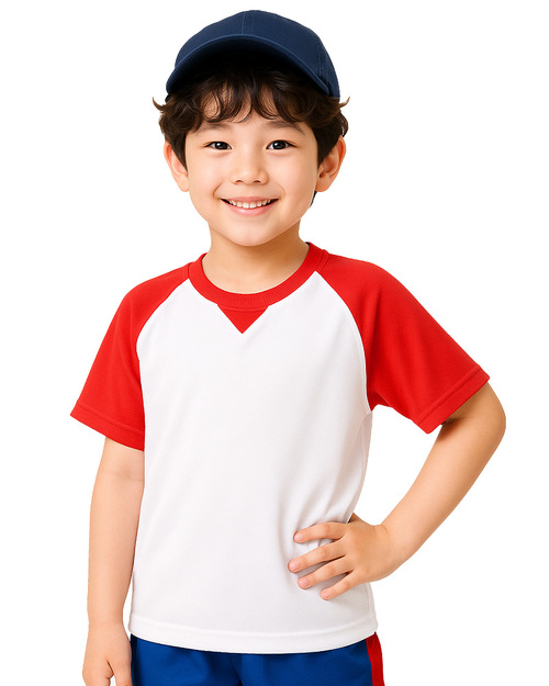 幼兒園運動服/幼兒園制服-白配紅 <span>KINDER-S-B01</span>  |商品介紹|學校制服/幼兒園制服|幼兒園/學校運動服【訂製】夏季