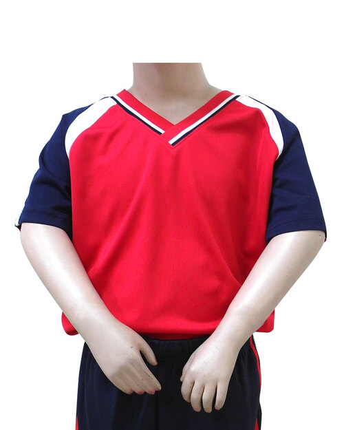T恤訂製幼兒園T童版-紅丈青白<span>tcank-b01-00103</span>