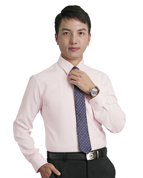 男襯衫 長袖襯衫 短袖襯衫 粉色斜紋 小領 <span>TS-06M</span>  |商品介紹|襯衫 / 西裝套裝 【現貨款】|西裝襯衫 YA TI 【現貨款】 男版