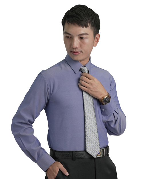 男襯衫 長袖襯衫-牛仔藍 小領 <span>TS-09M</span>  |商品介紹|襯衫 / 西裝套裝 【現貨款】|西裝襯衫 YA TI 【現貨款】 男版