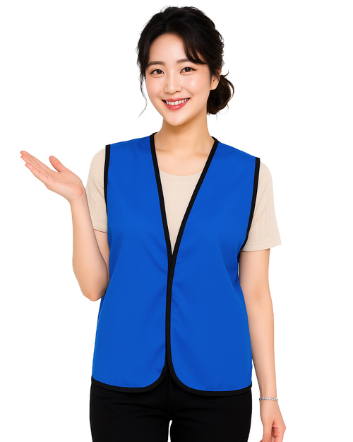 活動背心訂製款｜魔鬼氈｜寶藍滾黑｜<span>VCAN-A-02</span>