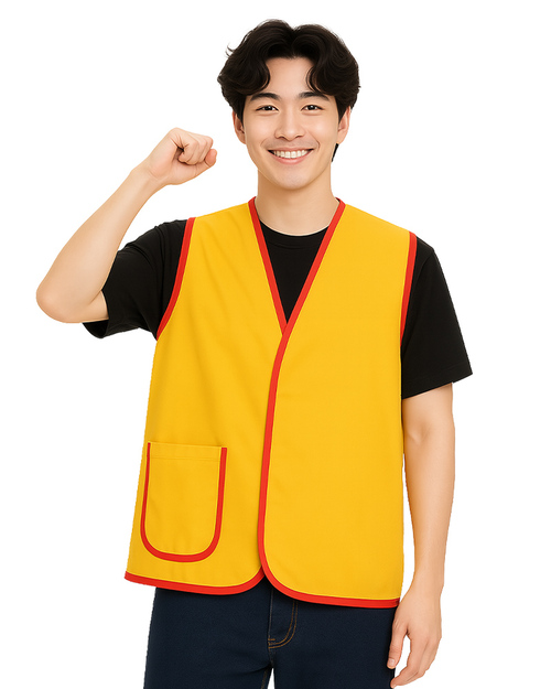 活動背心訂製款｜魔鬼氈｜黃滾紅｜<span>VCAN-A-04</span>