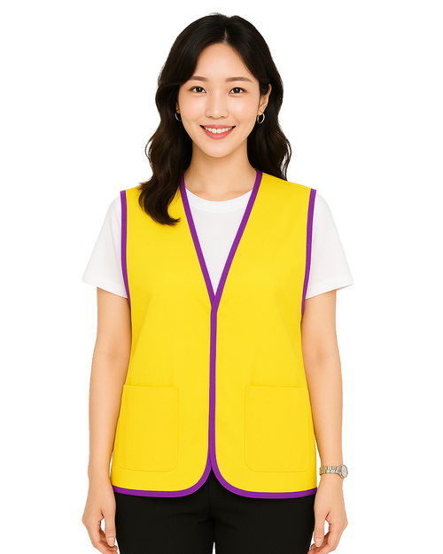 雙面穿活動背心訂製｜棗紅黃滾亮紫｜<span>VCAN-F-01</span>